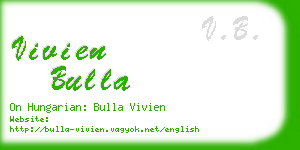 vivien bulla business card